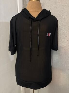 Lady BBB Big Baller Brand Short Sleeve Hoodie Top L Streetwear Casual Basketball